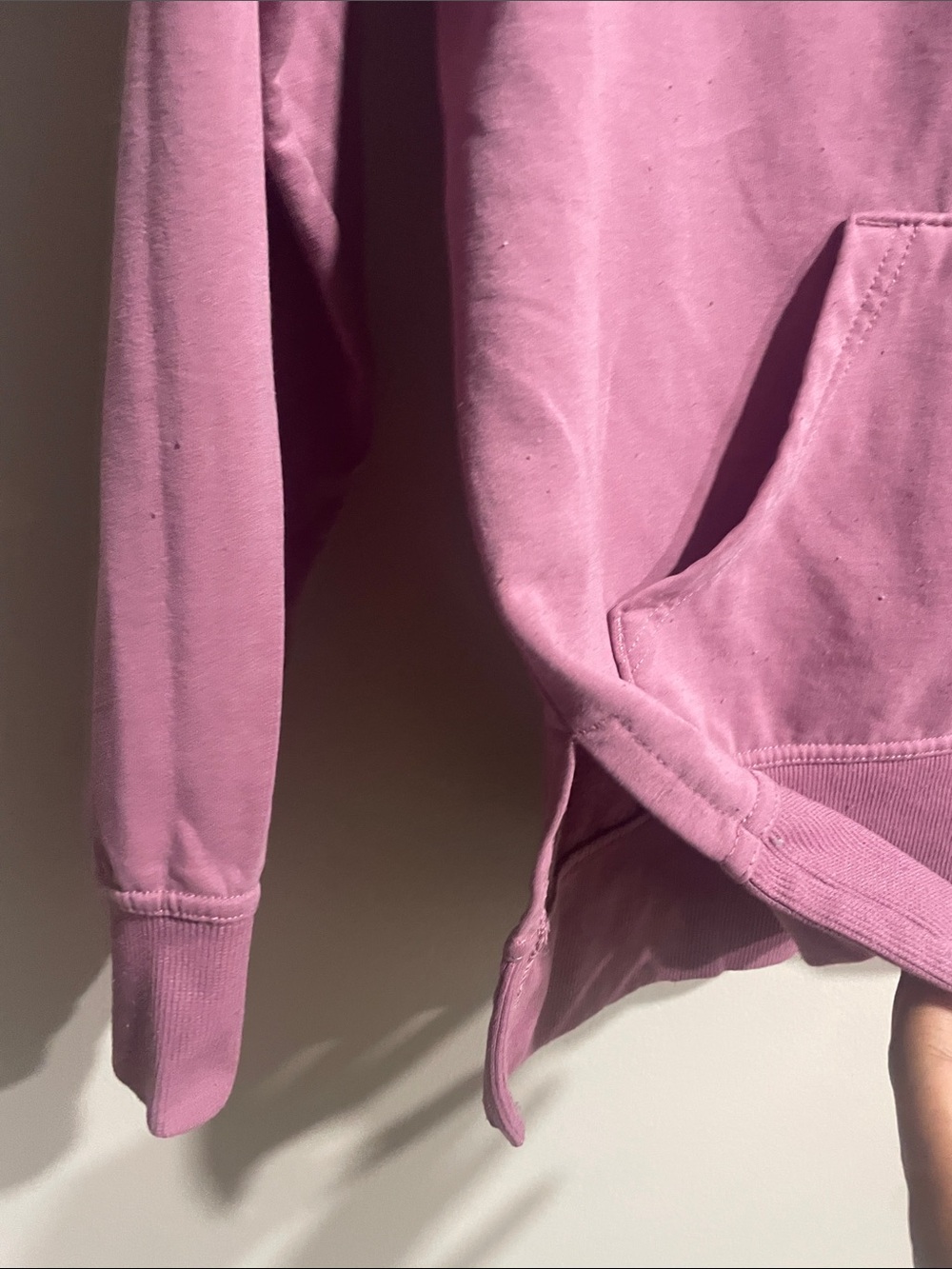 Athletic Works Mauve Pink Hooded Sweatshirt - Picture 6 of 6